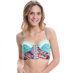 Revolve Maaji Cockatoo Peekaboo Bikini Top - 1 piece